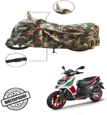 ABS AUTO TREND Two Wheeler Cover for Aprilia(SR 150, Green, Multicolor)