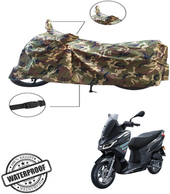 Autoinnovation Two Wheeler Cover for Aprilia(SXR 160, Green, Multicolor)