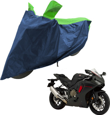 RiderShine Two Wheeler Cover for Honda(CBR1000RR Fireblade, Blue, Green)