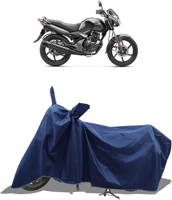 AASHTIK MART Two Wheeler Cover for Honda(CB Unicorn, Blue)