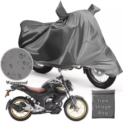 Atoray Waterproof Two Wheeler Cover for Yamaha(FZ S FI (V 2.0), Grey)