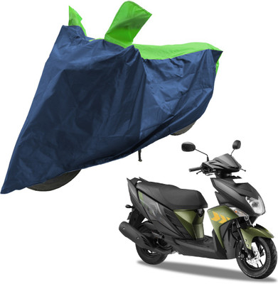 RiderShine Two Wheeler Cover for Yamaha(Ray ZR, Blue, Green)