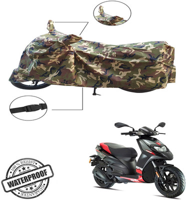 ABS AUTO TREND Two Wheeler Cover for Aprilia(SR 150, Green, Multicolor)
