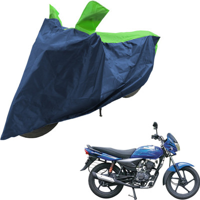 RiderShine Two Wheeler Cover for Bajaj(Platina 125, Blue, Green)