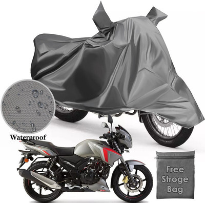 Atoray Waterproof Two Wheeler Cover for TVS(Apache RTR 160, Grey)