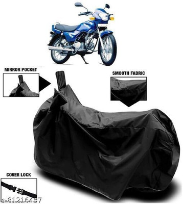 KEDIT Two Wheeler Cover for TVS(Centra, Black)