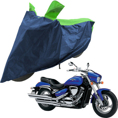 RiderShine Two Wheeler Cover for Suzuki(Intruder M800, Blue, Green)