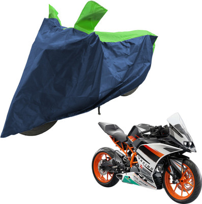 RiderShine Two Wheeler Cover for KTM(RC 390, Blue, Green)