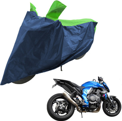 RiderShine Two Wheeler Cover for Honda(CB 1000R, Blue, Green)