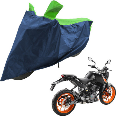 RiderShine Two Wheeler Cover for KTM(Duke 200, Blue, Green)