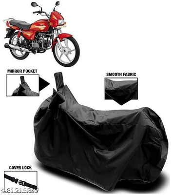 KEDIT Two Wheeler Cover for Universal For Bike(Black)
