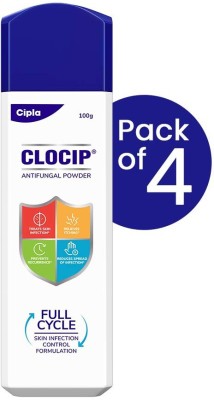 Cipla Clocip Antifungal Powder(4 x 100 g)