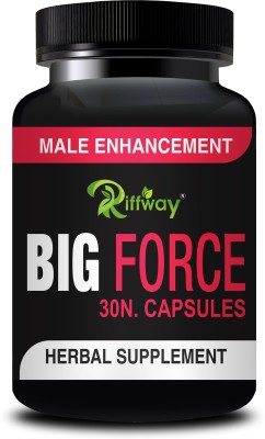 Riffway Big Force Natural Pills | Heigher Male Self-Esteem & Improves Stamina