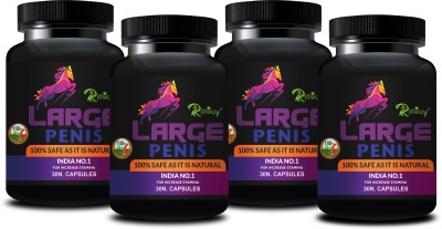 Riffway Large Pe-nis Shilajit Capsule For Long Timing Bigger Harder Male Orgasm(Pack of 4)