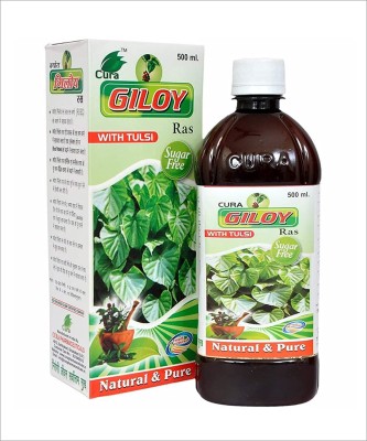 Cura Giloy Ras SUGAR FREE - Boost immunity (500ml)(Pack of 2)