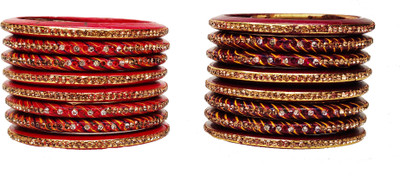 Lahthi Wala Lac Bangle Set(Pack of 16)