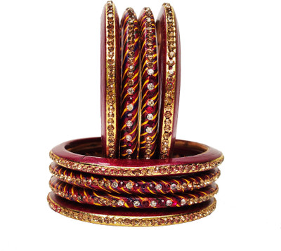 Lahthi Wala Lac Bangle Set(Pack of 8)