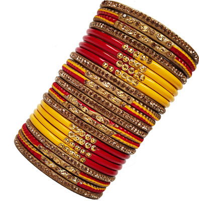 Lahthi Wala Lac Bangle Set(Pack of 24)