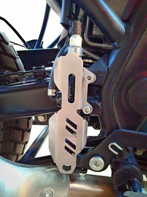 SGTB Rear Master Cylinder Guard for Royal Enfield Himalayan (Stainless Steel) Bike Crash Guard(Royal Enfield)
