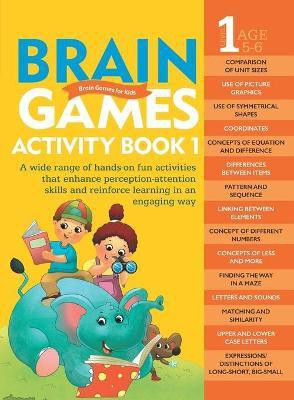 Brain Games for Kids : Brain Games Activity Book Level 1 : Book-1(English, Paperback, Om Books Editorial Team)