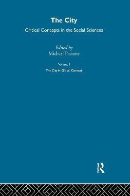 City Crit Concepts Soc Sci V1(English, Hardcover, M PACIONE)