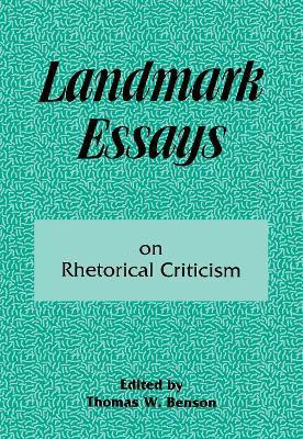 Landmark Essays on Rhetorical Criticism(English, Paperback, unknown)