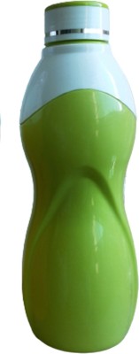 salvusappsolutions Design Plastic Green Color Water Bottle Unbreakable & Leakproof ,1 Pc ,10.5X3 IN 1000 ml Bottle(Pack of 1, Green, Plastic)