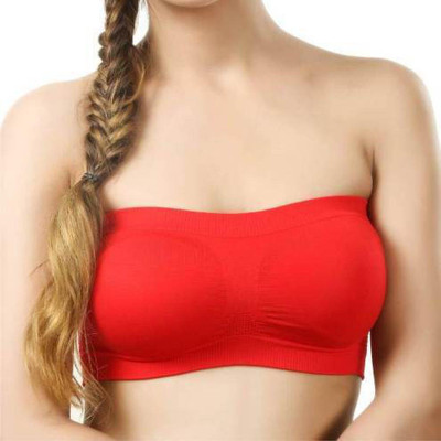 Awasthi Traders Women Bandeau/Tube Non Padded Bra(Red)