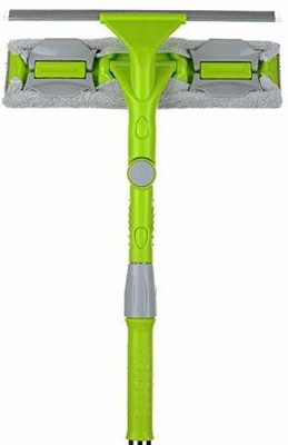 TRK IMPEX Window Glass Cleaner for Solar Panel Window Cleaner Cleaning Brush(Multicolor) Sponge Wet and Dry Broom(Multicolor)