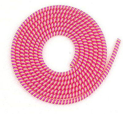 ABlue Clipper Cable Protector, Data Cable and headphone Saver, Cord Protective Cover pack of 1 Cable Protector(Pink)