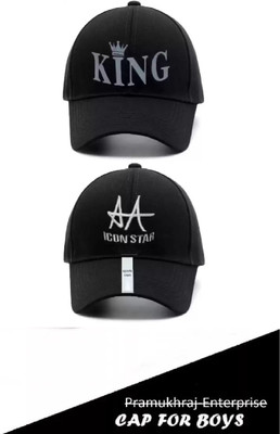 Pramukhraj Enterprise Solid Sports/Regular Cap Cap(Pack of 2)