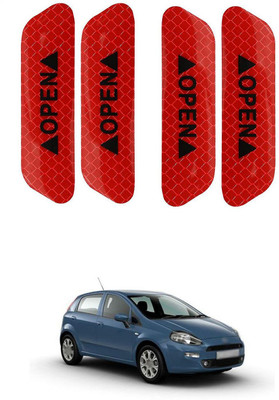 PECUNIA Plastic Car Door Guard(Blue, Pack of 4, Fiat, Punto)