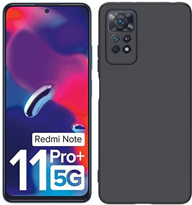 Mobile Back Cover Front & Back Case for Mi Note 11 Pro 5G, Mi Note 11 Pro Plus 5G(Black, Camera Bump Protector, Silicon, Pack of: 1)