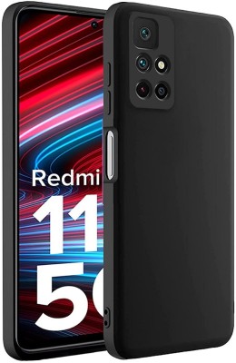 Foncase Back Cover for Redmi Note 11T 5G, Mi Note 11T 5G, Poco M4 Pro 5G, Back Case(Black, Grip Case, Silicon, Pack of: 1)