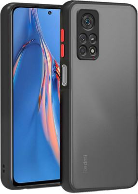Valueactive Back Cover for Mi Redmi Note 11 Pro, Mi Redmi Note 11 Pro Plus 5G, Camera Protection (Smoke)(Black, Camera Bump Protector)