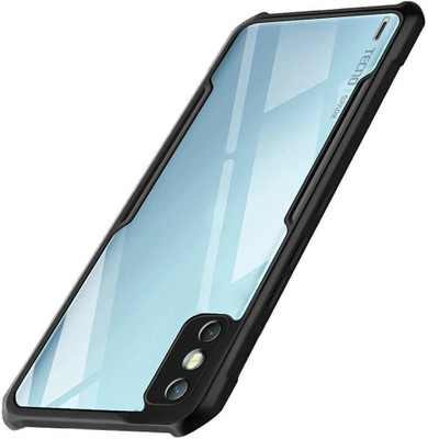 MVMS Back Cover for Tecno Spark 6 Go(Black, Shock Proof, Pack of: 1)