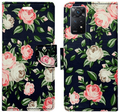 Realgo Flip Cover for Mi Redmi Note 11 Pro 5G(Blue, Pack of: 1)