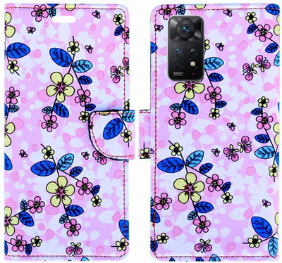 Realgo Flip Cover for Mi Redmi Note 11 Pro 5G(Pink, Pack of: 1)