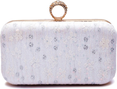 FOR THE BEAUTIFUL YOU Party White  Clutch