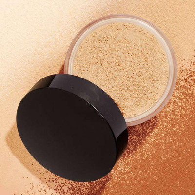 FELICECHIARA High Definition Loose Powder Translucent Matte Coverage with Brush Compact(BANANA, 15 g)