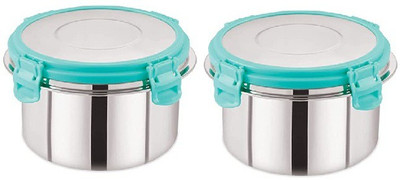 YASHODEEP PLASTIC Steel Utility Container  - 350(Pack of 2, Blue)