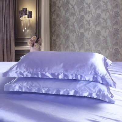 DEHMAN Printed Pillows Cover(Pack of 2, 48 cm*30 cm, Purple)