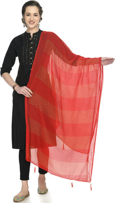 A R SILK Chiffon Self Design Women Dupatta