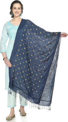 A R SILK HANDLOOM Cotton Blend Printed Women Dupatta