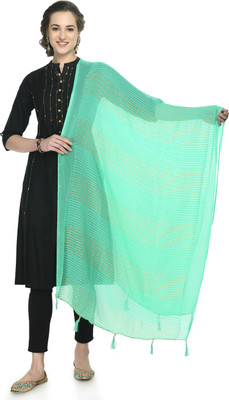 A R SILK HANDLOOM Chiffon Self Design Women Dupatta