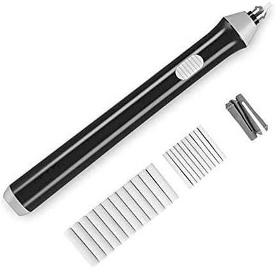 KNAFS Electric Eraser Kit Automatic Pencil Eraser with 22pcs Additional Replaceable Non-Toxic Eraser(Colour As Per Availability)