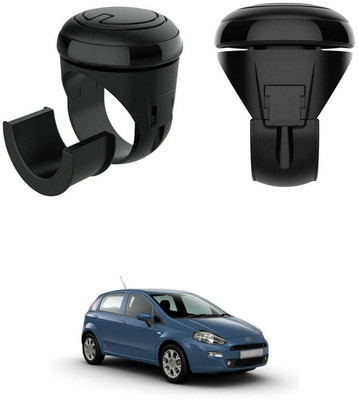 PRTEK Plastic Car Steering Knob(Black)