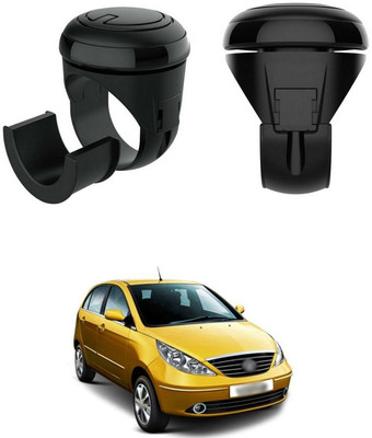 PRTEK Plastic Car Steering Knob(Black)