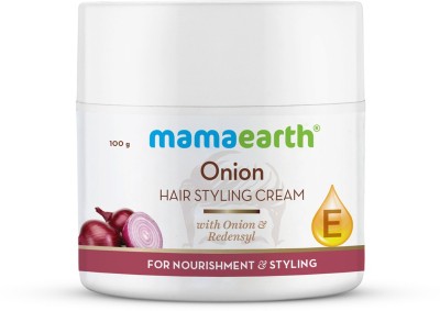 MamaEarth Onion Hair Styling Cream for Men with Onion & Redensyl for Nourishment & Styling Hair Cream