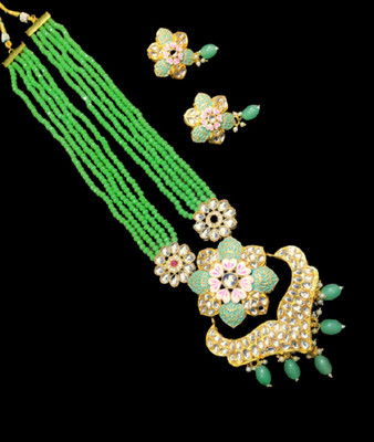 Dsara Creations Brass Multicolor Jewellery Set(Pack of 1)